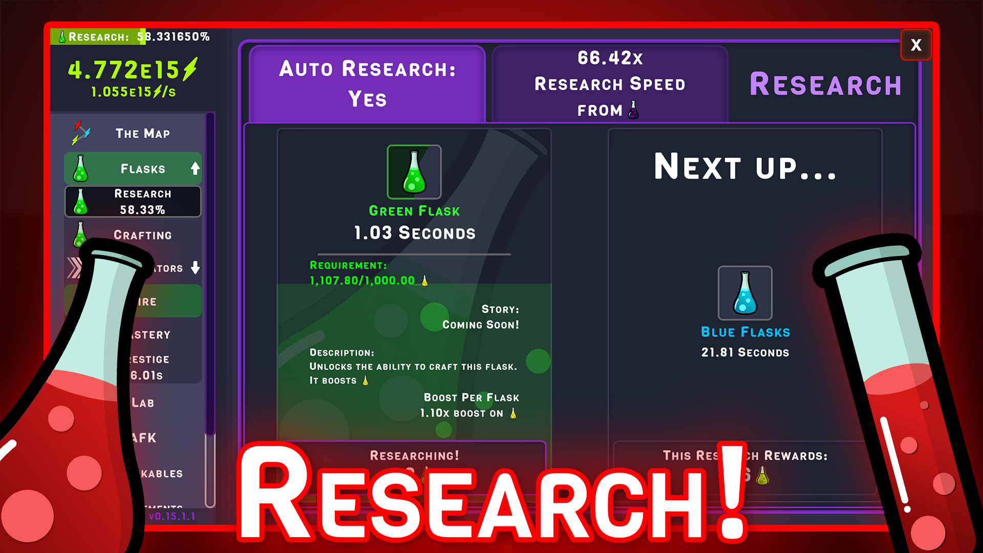 Idle Research Gameplay